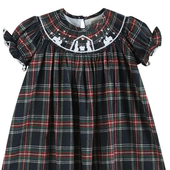 Nativity smocked dress - Picture 1 of 5